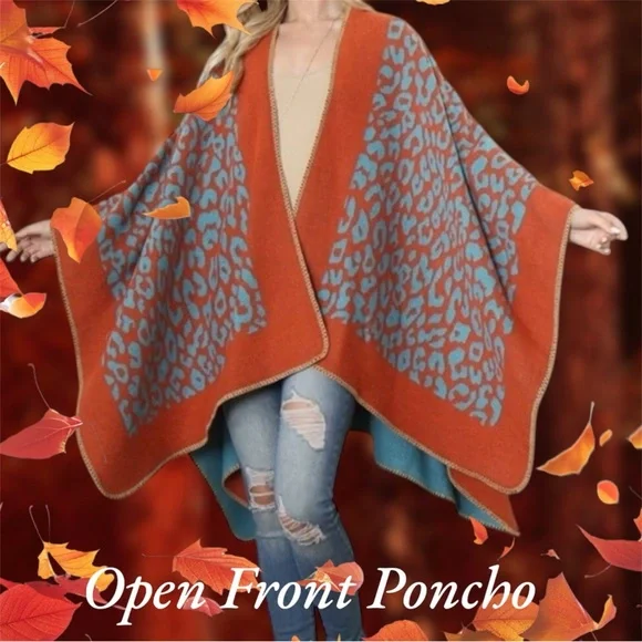 Wrap Poncho Beautiful Versatile. Wear on either side.
Acrylic textile
#N013 - Picture 4 of 6